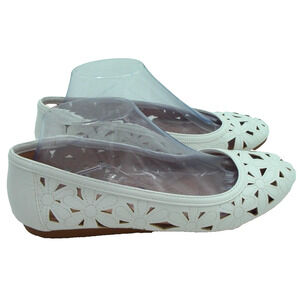 MOOTSIES TOOTSIES SHOES‎ CHARLANN FLATS WHITE-SM 9